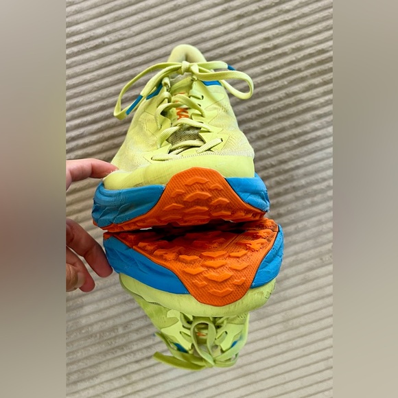 Hoka Speedgoat 5 Men's Trail Running Citrus Glow Vibrant Orange 11 2E Wide Size - Picture 7 of 9